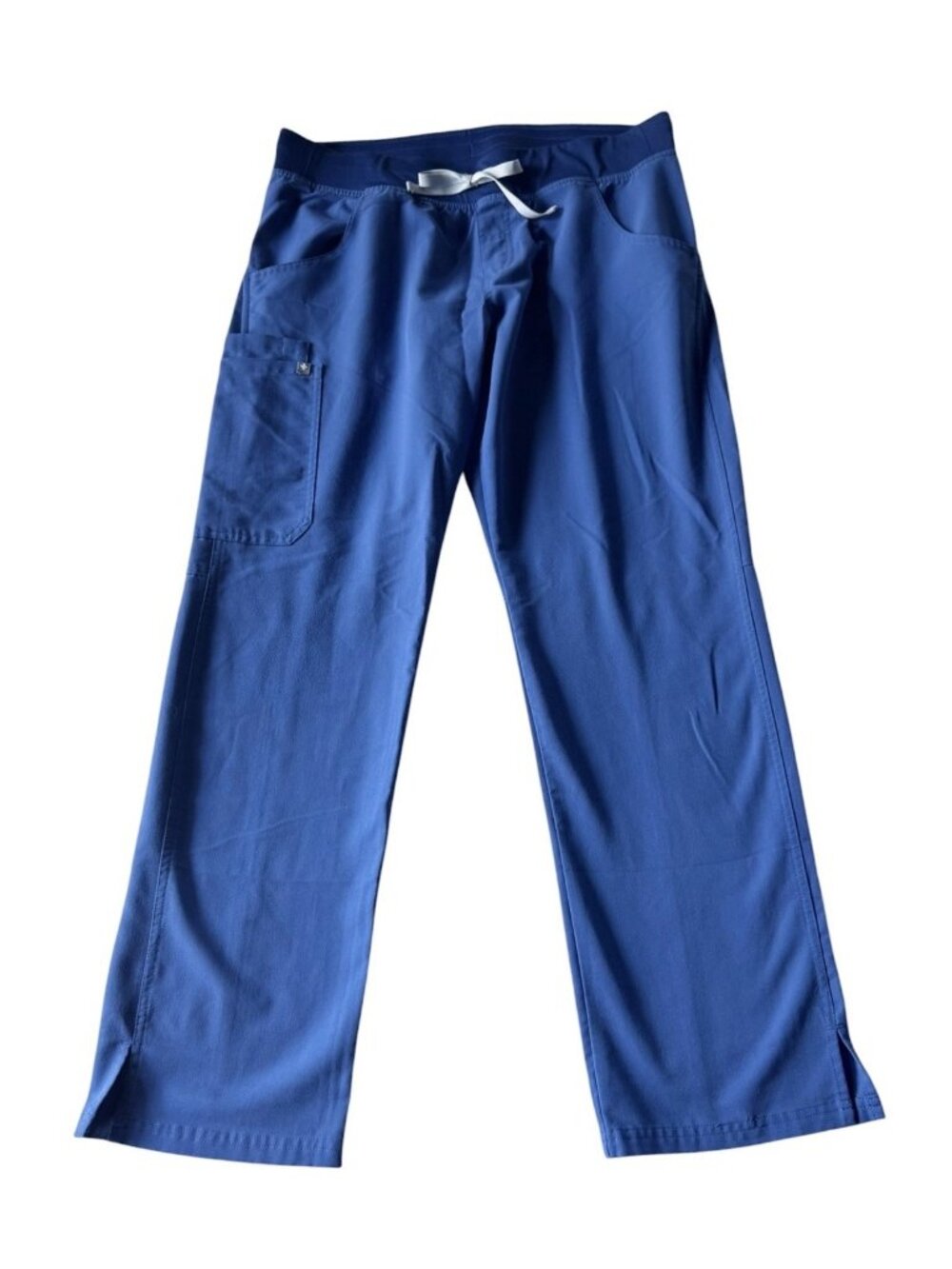 FIGS Women’s Sz L Kade Straight Leg Scrub Pants in Denim Blue T21004